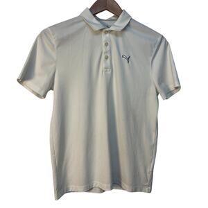 Puma Golf Boys Polo Shirt Color White Size L